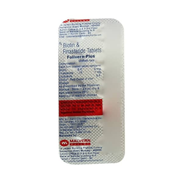 Folivern Plus Strip Of 10 Tablets