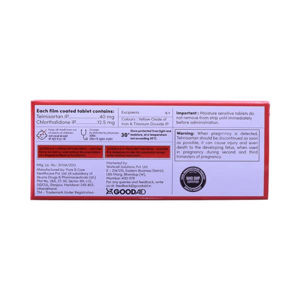 Aidsartan Ct 12.5mg Strip Of 10 Tablets