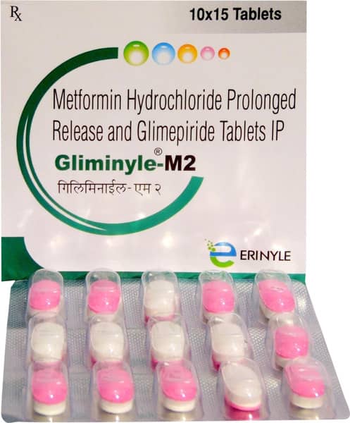 Gliminyle M2 Strip Of 15 Tablets