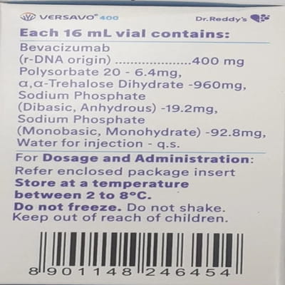 Versavo 400mg Vial Of 16ml Solution For Infusion