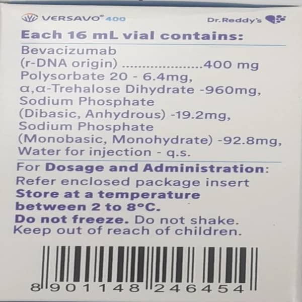Versavo 400Mg Vial Of 16Ml Solution For Infusion