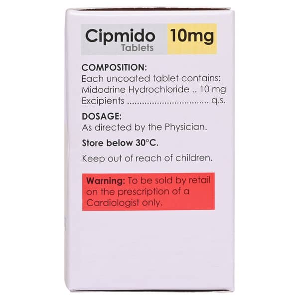 Cipmido 10mg Bottle Of 30 Tablets