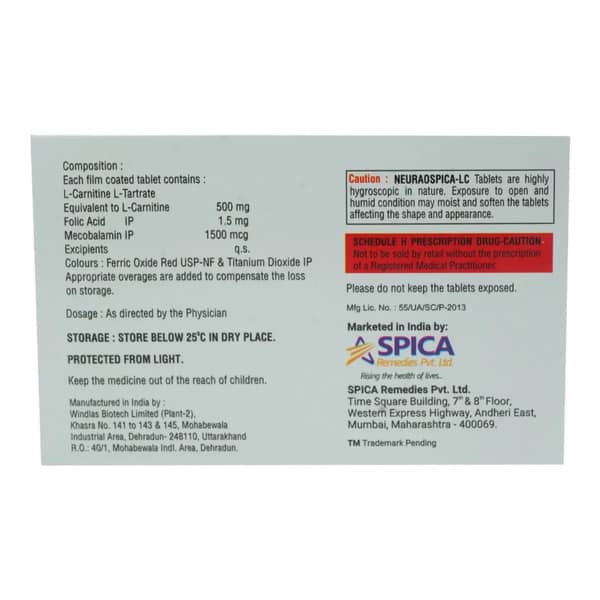 Neurospica Lc Strip Of 10 Tablets