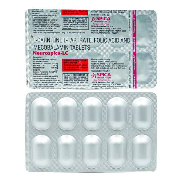 Neurospica Lc Strip Of 10 Tablets