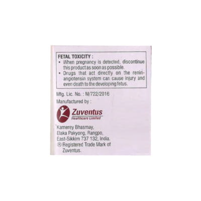 Efnocar Mx 40/25mg Strip Of 10 Tablets