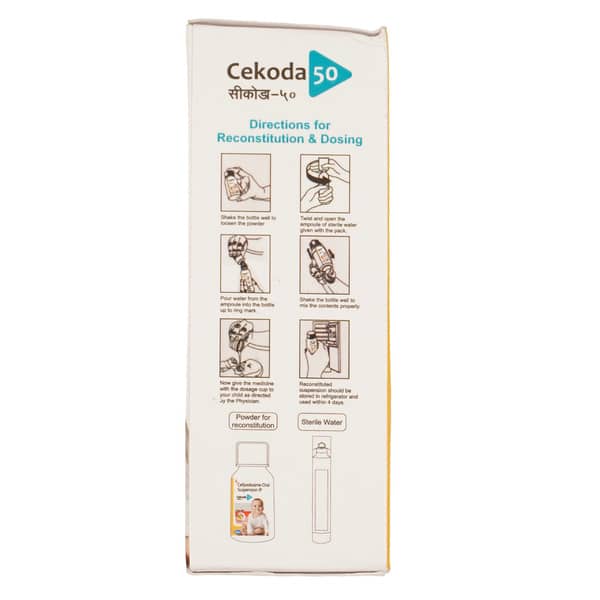 Cekoda 50mg Lemon And Orange Flavour Bottle Of 30ml Suspension