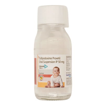 Cekoda 50mg Lemon And Orange Flavour Bottle Of 30ml Suspension