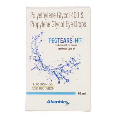 Pegtears Hp Bottle Of 10ml Lubricant Eye Drops