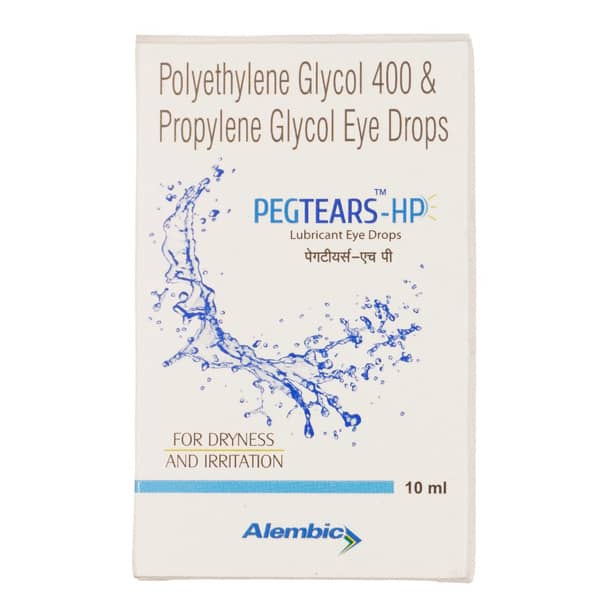 Pegtears Hp Bottle Of 10ml Lubricant Eye Drops