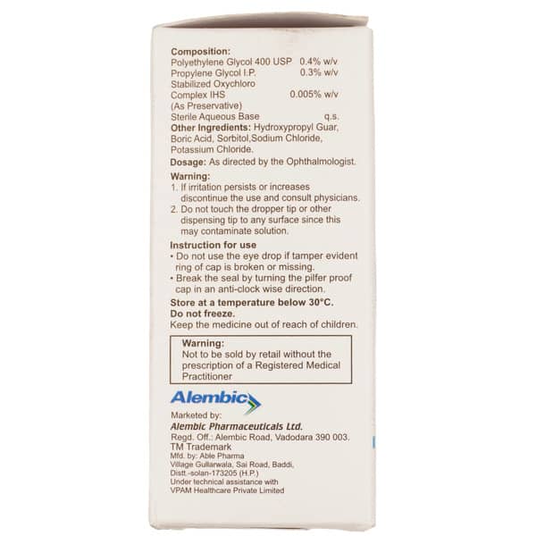 Pegtears Hp Bottle Of 10ml Lubricant Eye Drops