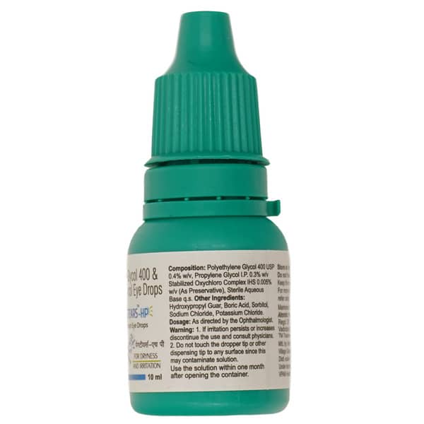 Pegtears Hp Bottle Of 10ml Lubricant Eye Drops