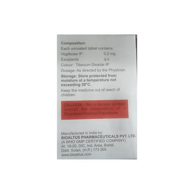 Voglimit 0.2mg Strip Of 15 Tablets