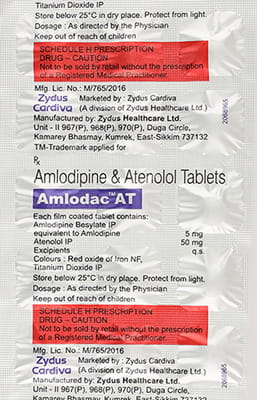 Amlodac At Strip Of 15 Tablets