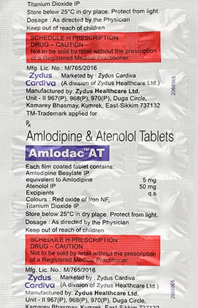 Amlodac At Strip Of 15 Tablets