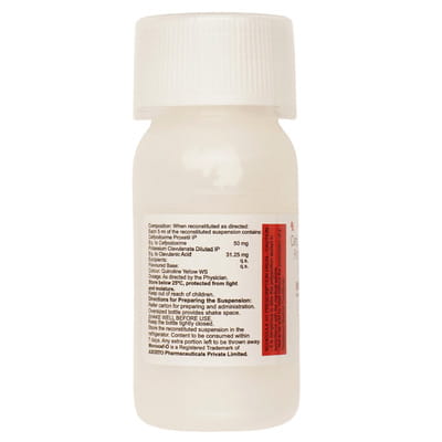 Monocef O Cv 50/31.25mg Delicious Pineapple Peppermint Flavour Bottle Of 30ml Dry Suspension
