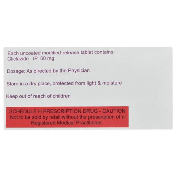 Glycinorm Od 60mg Strip Of 15 Tablets