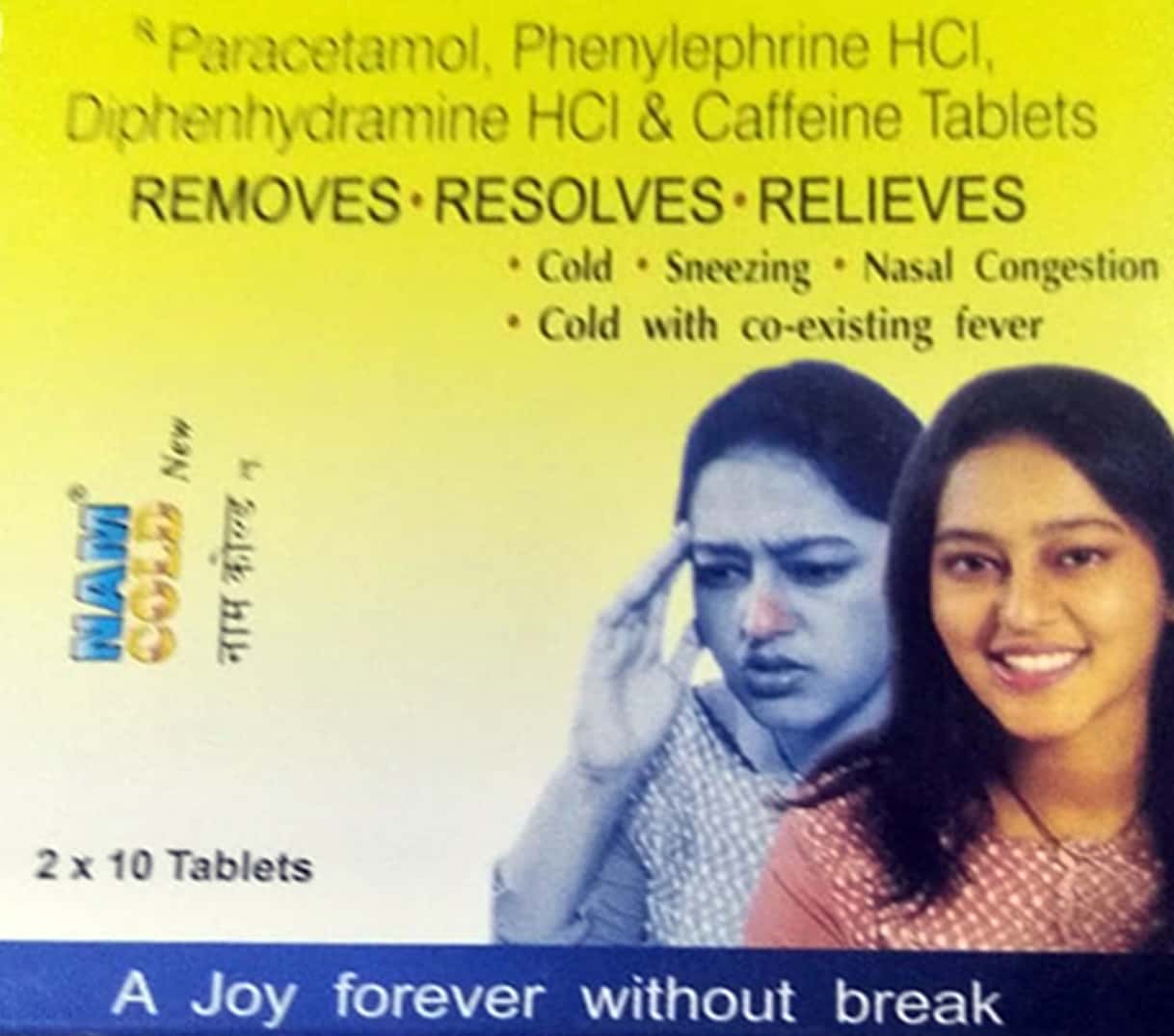Nam Cold New Tablet: Uses, Side Effects, Price, Dosage & More Info ...