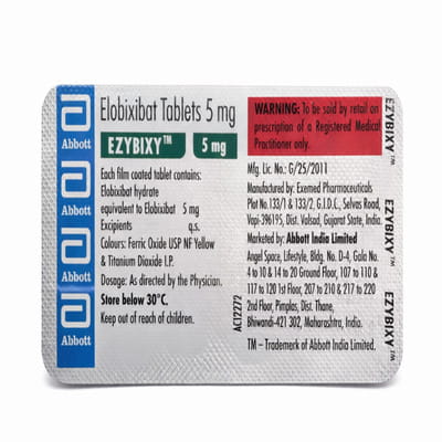 Ezybixy 5mg Strip Of 10 Tablets