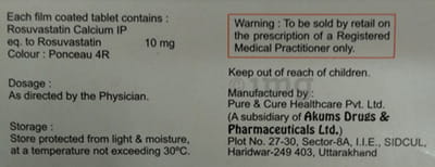 Rozfirst 10mg Strip Of 15 Tablets