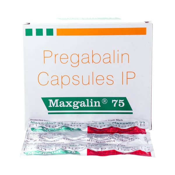 Maxgalin 75mg Strip Of 15 Capsules