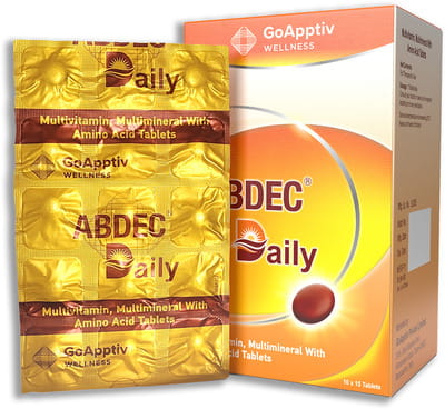 Abdec Daily Strip Of 15 Tablets