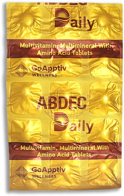 Abdec Daily Strip Of 15 Tablets