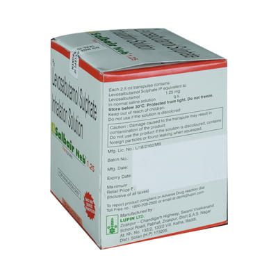 Salbair I Neb 1.25mg 2.5ml Packet Of 5 Transpules