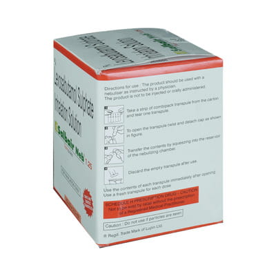 Salbair I Neb 1.25mg 2.5ml Packet Of 5 Transpules