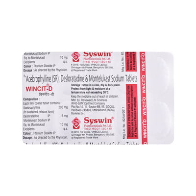 Wincit Strip Of 10 Tablets