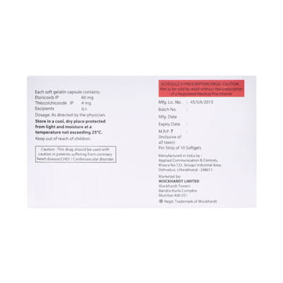 Etobrix Th 4mg Strip Of 10 Softgel Capsules