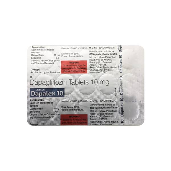 Dapalex 10mg Strip Of 15 Tablets