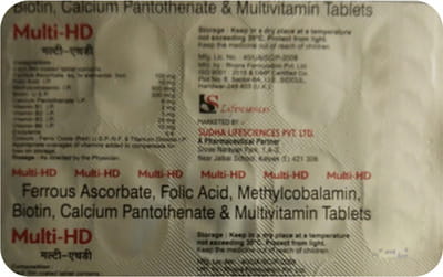 Multi Hd Strip Of 10 Tablets