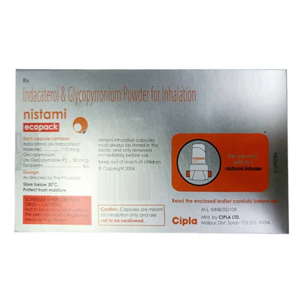 Nistami Ecopack Strip Of 10 Inhalation Capsules