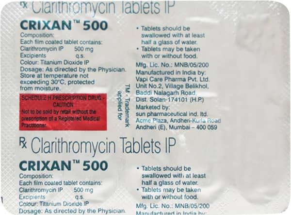Crixan 500 Tablet