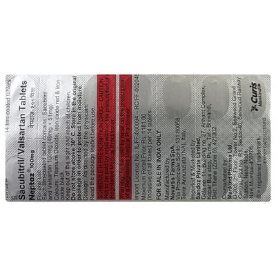 Neptaz 100mg Strip Of 14 Tablets