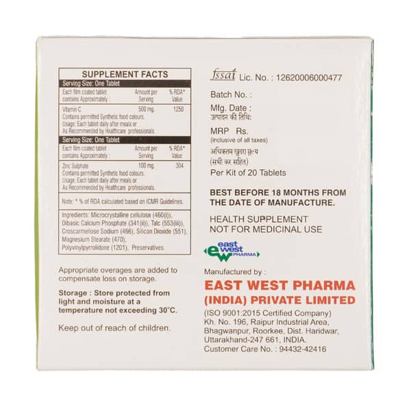 Scorzin Combi Pack Strip Of 20 Tablets