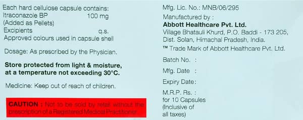 I Tyza 100mg Strip Of 10 Capsules