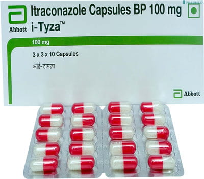 I Tyza 100mg Strip Of 10 Capsules