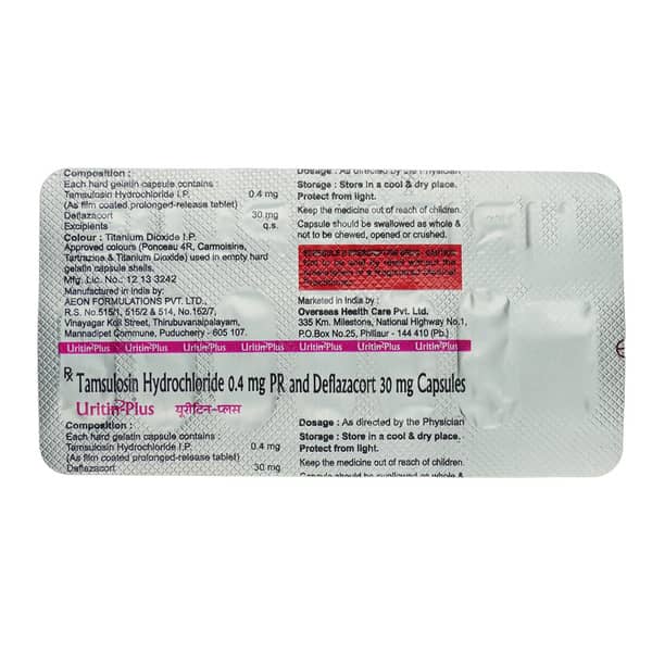 Uritin Plus Strip Of 7 Capsules
