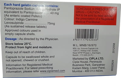 Pantosec Ls Strip Of 10 Capsules