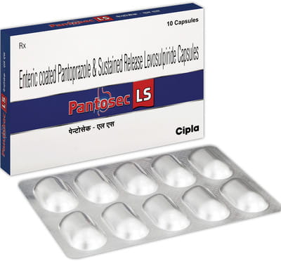 Pantosec Ls Strip Of 10 Capsules