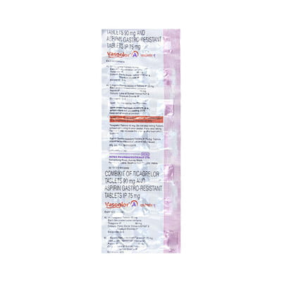 Vasoglor A Strip Of 21 Combikit Tablets