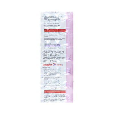 Vasoglor A Strip Of 21 Combikit Tablets