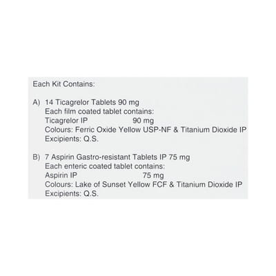 Vasoglor A Strip Of 21 Combikit Tablets