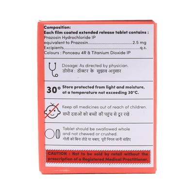 Goodazosin Xl 2.5mg Strip Of 15 Tablets