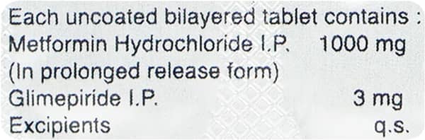 Metride Ds 3mg Strip Of 10 Tablets