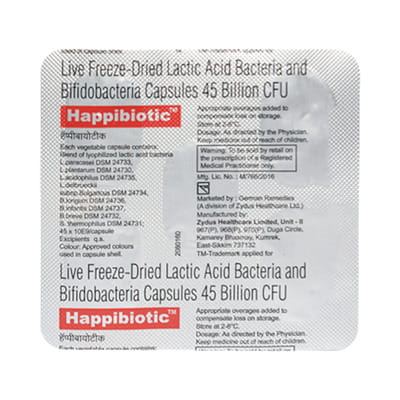 Happibiotic Strip Of 5 Capsules