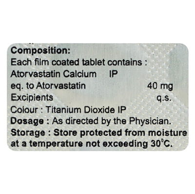 Atortrue 40mg Strip Of 10 Tablets