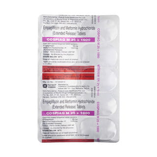 Cospiaq M 25/1000Mg Strip Of 10 Tablets