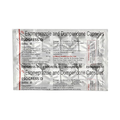 Esogress D Strip Of 15 Capsules